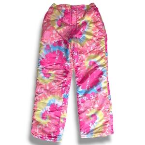 Children's Place Girl's Tie Dye Ski Snow Pants Size 12